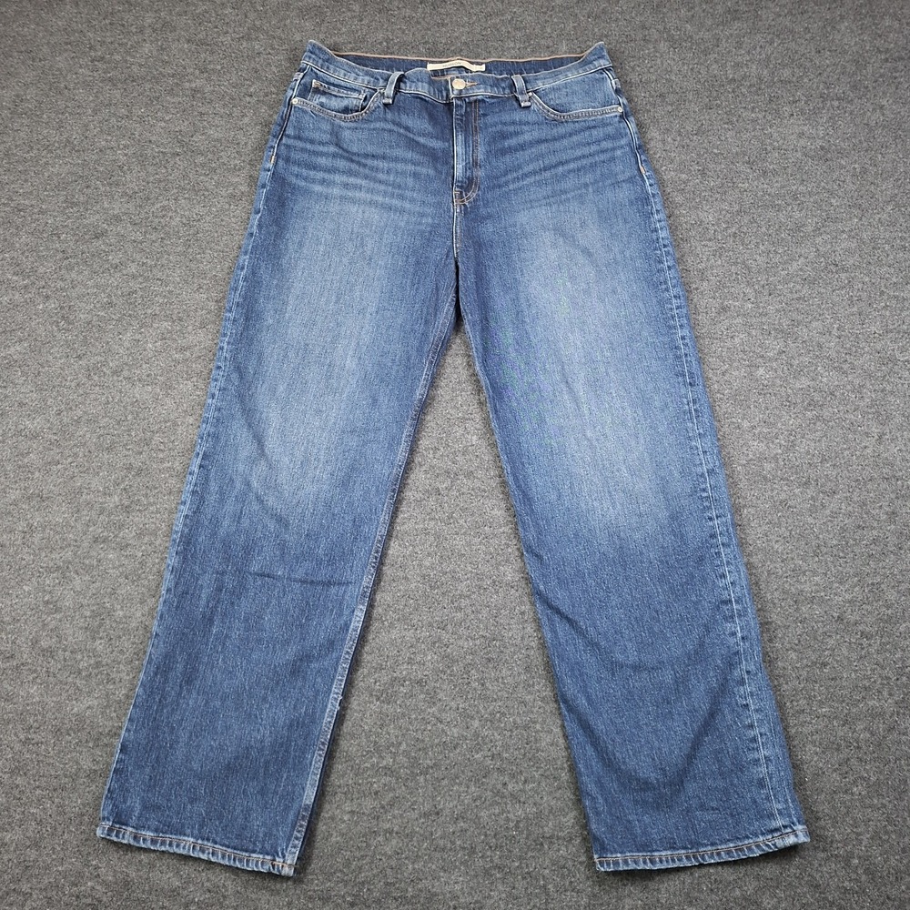 Hudson Men's Remi Terrain 34x31 Blue Denim Jeans Dark Wash Stretch 5-Pocket